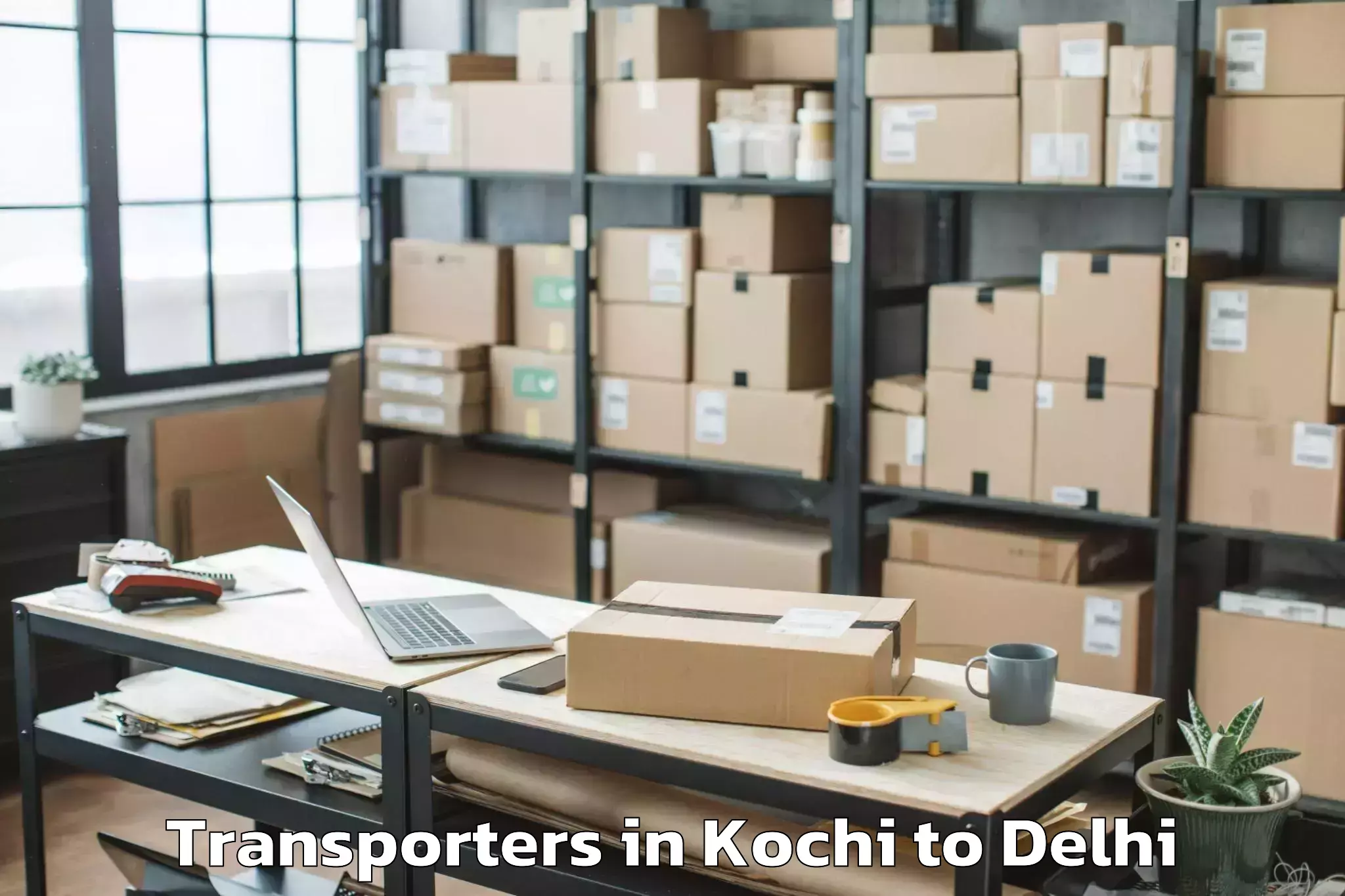 Hassle-Free Kochi to Ambience Mall Rohini Transporters